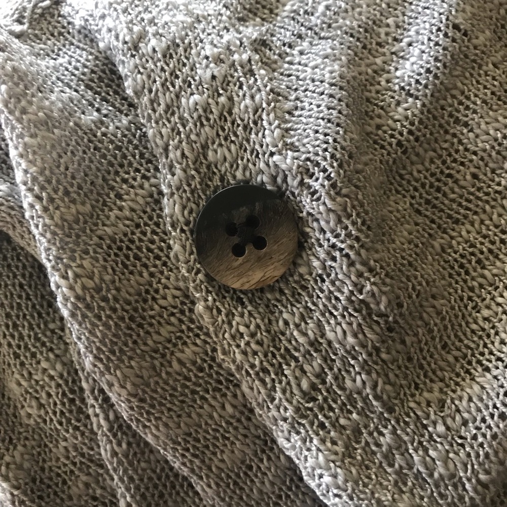 Oversized Henley Summer Cardigan - Picture 5 of 6